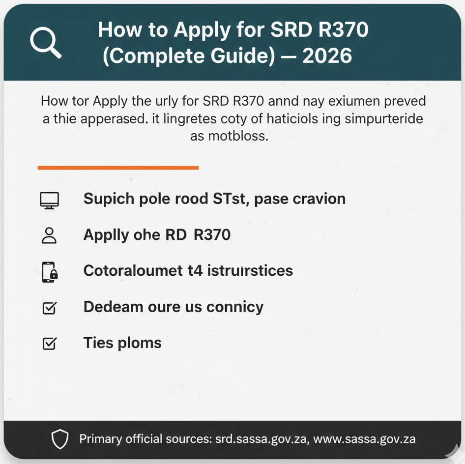 apply for srd 370