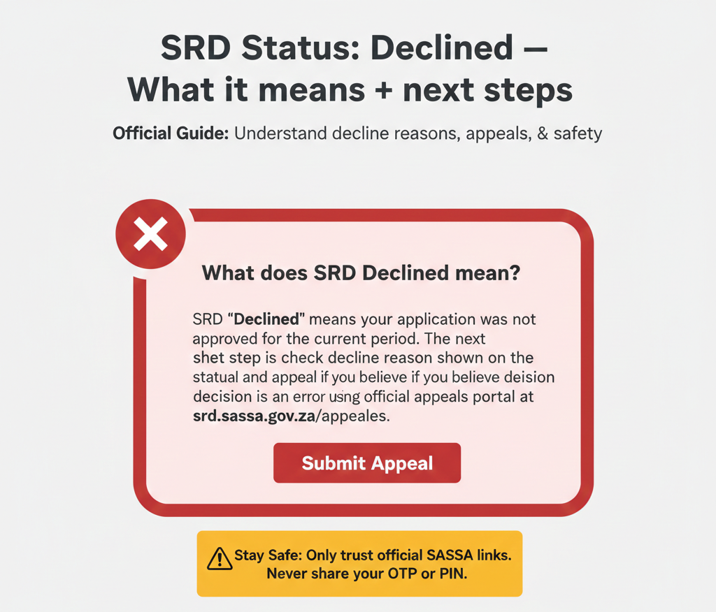 srd status declined